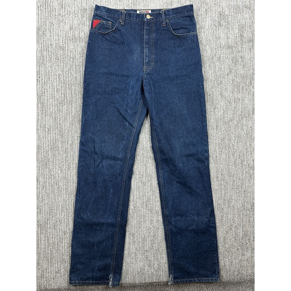 Walls FR Workwear Jeans Mens 32x34 (fits 32x35) Blue Excellent Flame Resistant